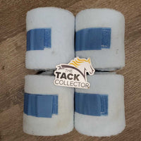 4 Fleece Polos *vgc/gc, dirty, stains, marker
