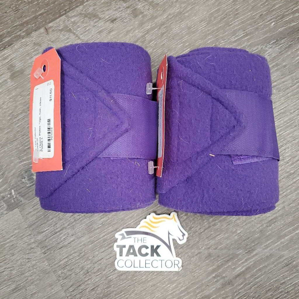 2 Fleece Polos *vgc, hair, clean