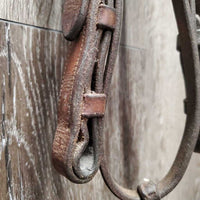 Thick Soft Bridle, Hvy Bling Browband *gc/fair, NO Noseband, cracks, gunk, older, stains, dirt, scrapes
