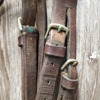Thick Soft Bridle, Hvy Bling Browband *gc/fair, NO Noseband, cracks, gunk, older, stains, dirt, scrapes
