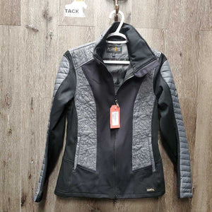 Light Quilt Jacket, zipper *vgc/xc, mnr crinkled & loose threads