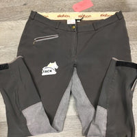Full Seat Breeches *gc/fair, older, v.pilly inside, mnr faded, snags, hairy velcro, rubs, thin spots, pilly
