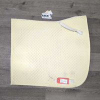 Quilt Dressage Saddle Pad *gc, clean, stains, mnr hair, clumpy underside
