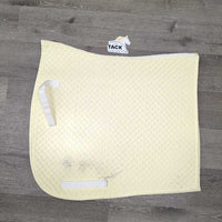 Quilt Dressage Saddle Pad *gc, clean, stains, mnr hair, clumpy underside
