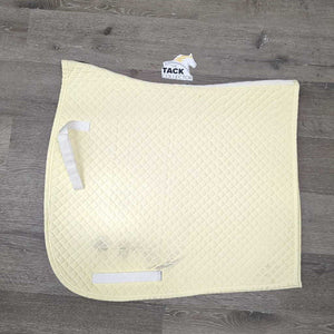 Quilt Dressage Saddle Pad *gc, clean, stains, mnr hair, clumpy underside