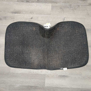 Quilt Dressage Saddle Pad *gc, dirt, stains, v. hairy, cut tabs