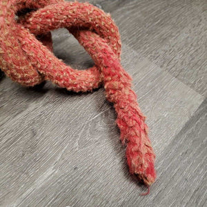 Nylon Lead Rope *gc, dirt, stains, hair, faded, rubs, frayed end, rust, stiff