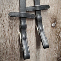 Rsd/Padded Bridle, Flash, Cotton Web Reins, buckles *gc/fair, clean, scraped edges, residue, mismatched, dry, stiff, undone end, short cheeks
