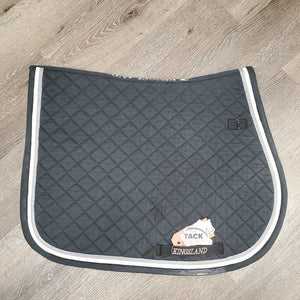 Quilt Jumper Saddle Pad *gc, faded, pills, hair, mnr dirt, cut tabs, tears, rubs