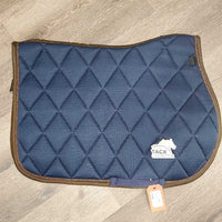 Mesh Jumper Saddle Pad, piping, cut tabs *vgc, pills, mnr hair
