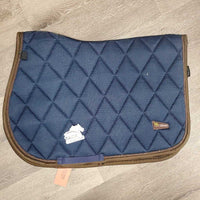 Mesh Jumper Saddle Pad, piping, cut tabs *vgc, pills, mnr hair
