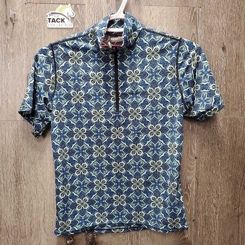 SS Sun Shirt, 1/3 Zip Up *vgc, mnr hair