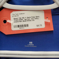 SS V Neck Polo Shirt "CADI 2019" *gc/fair, mnr hairy, stains?dirt
