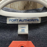 SS V Neck Polo Shirt "Faith Hill Farm" *vgc
