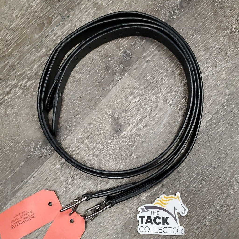 Pr Stirrup Leathers, Patent Leather & Bling Ends *like new/xc, v.mnr dents