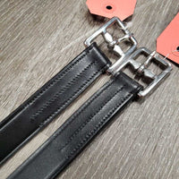 Pr Stirrup Leathers, Patent Leather & Bling Ends *like new/xc, v.mnr dents
