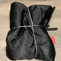 Cotton Satin Full Square Show Cooler, ties, tail, embroidery "Edmonton Juvenile 2007" *vgc, mnr dirt, hair, older, creased
