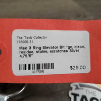Med 3 Ring Elevator Bit *gc, clean, residue, stains, scratches

