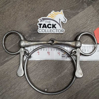 Dexter Ring Bit, half cheek *gc/fair, dirty, bent ring, residue, scratches, stains
