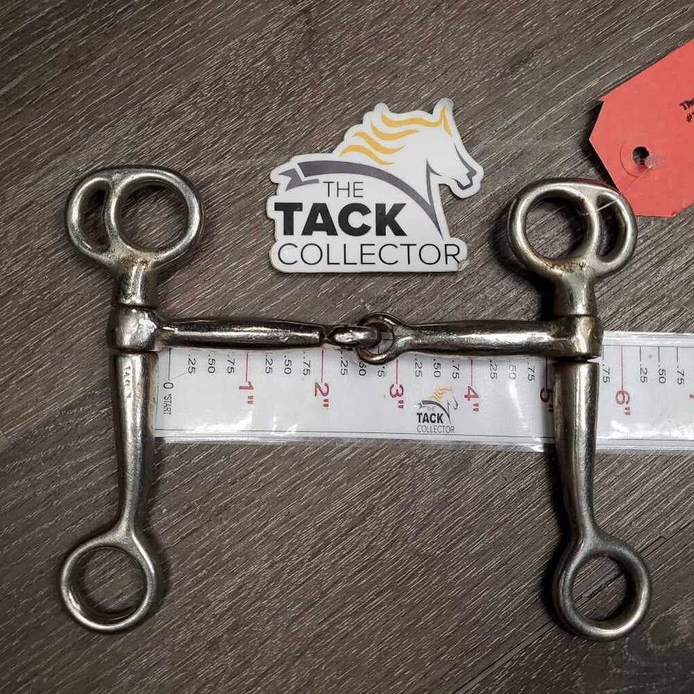Med Tom Thumb Western Bit *gc/fair, v.loose sides, rusty, scrapes, rubs, clean