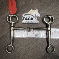 Med Tom Thumb Western Bit *gc/fair, v.loose sides, rusty, scrapes, rubs, clean
