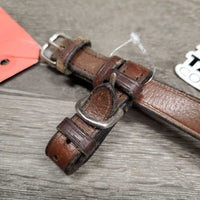 Flash Strap, Buckle Noseband Attachment *fair/gc, dirty, older, residue, chew marks, v.stiff & dry
