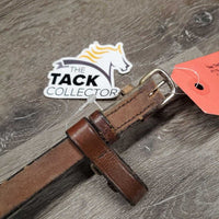 Flash Strap, Buckle Noseband Attachment *fair/gc, dirty, older, residue, chew marks, v.stiff & dry
