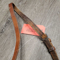 Flat Wide Cavesson Noseband *gc/fair, dirt, stains, v.dry, v.stiff, creases
