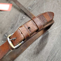 Flat Wide Cavesson Noseband *gc/fair, dirt, stains, v.dry, v.stiff, creases
