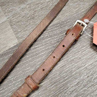 Flat Cavasson *fair/gc, chewed, unstitched seams, zholes, scrapes, dirt, older, stains
