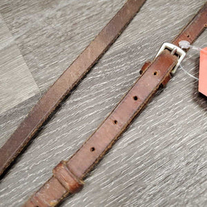 Flat Cavasson *fair/gc, chewed, unstitched seams, zholes, scrapes, dirt, older, stains