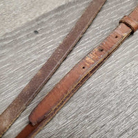 Flat Cavasson *fair/gc, chewed, unstitched seams, zholes, scrapes, dirt, older, stains