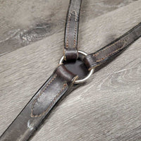 Flat Breastplate *NO Straps, gc/fair, dirty, v.stiff, v.dry, xholes, cracked! stains, discolored
