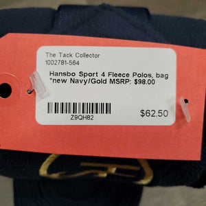 4 Fleece Polos, bag *new