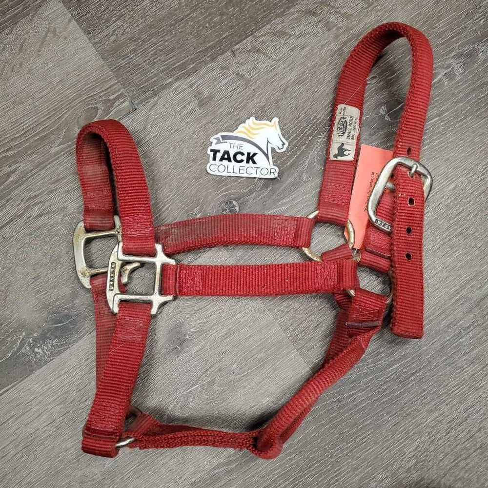 Thick Nylon Halter *gc, dirt, edge rubs & frays, oxidized