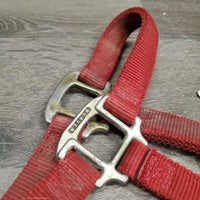 Thick Nylon Halter *gc, dirt, edge rubs & frays, oxidized
