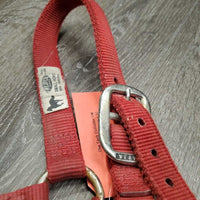 Thick Nylon Halter *gc, dirt, edge rubs & frays, oxidized