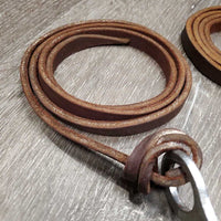 LS Med Port CurbBit, Soft Narrow Split Reins *vgc, clean, mnr film & scraped edges
