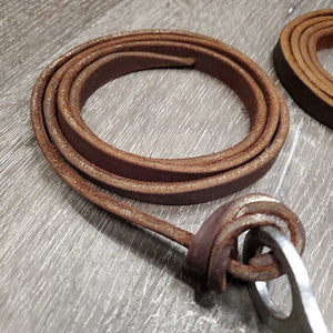 LS Med Port CurbBit, Soft Narrow Split Reins *vgc, clean, mnr film & scraped edges