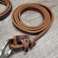 LS Med Port CurbBit, Soft Narrow Split Reins *vgc, clean, mnr film & scraped edges
