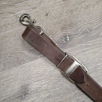 2.75" Tooled Leather Western Breastcollar, snap *xc/vgc, v.mnr dirt, rubs & film
