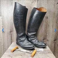 MENS Dress Boots, Pull On, Pr Boot Pulls *gc, older, mnr stretched els, folded/creased