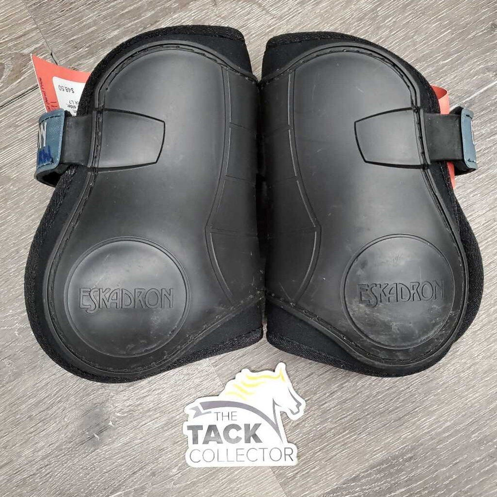 Hind Boots, sliding lock closure *gc, clean, residue, scratches, marker, older, mnr hairy, rubs &pills