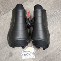 Hind Boots, sliding lock closure *gc, clean, residue, scratches, marker, older, mnr hairy, rubs &pills
