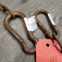 Rubber Stall Guard, 2 xlg Caribiners *gc, v.rusty, dirt, stains, cracked end
