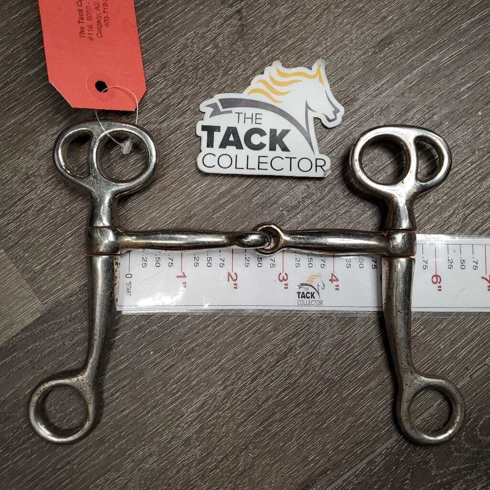 Hvy Med Tom Thumb Western Bit *gc, loose sides, rust, rubs, clean