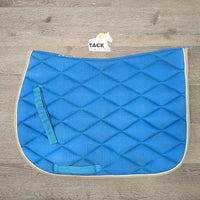 Quilt Jumper Saddle Pad, 1x piping *gc, dirty, stained, hair, pills
