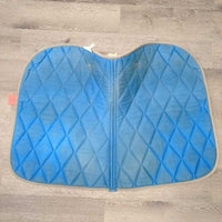 Quilt Jumper Saddle Pad, 1x piping *gc, dirty, stained, hair, pills