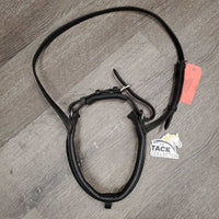 Wide Padded Leather Crank Noseband *gc, NO FLash, residue, cracking, creases, dry

