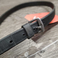 Wide Padded Leather Crank Noseband *gc, NO FLash, residue, cracking, creases, dry
